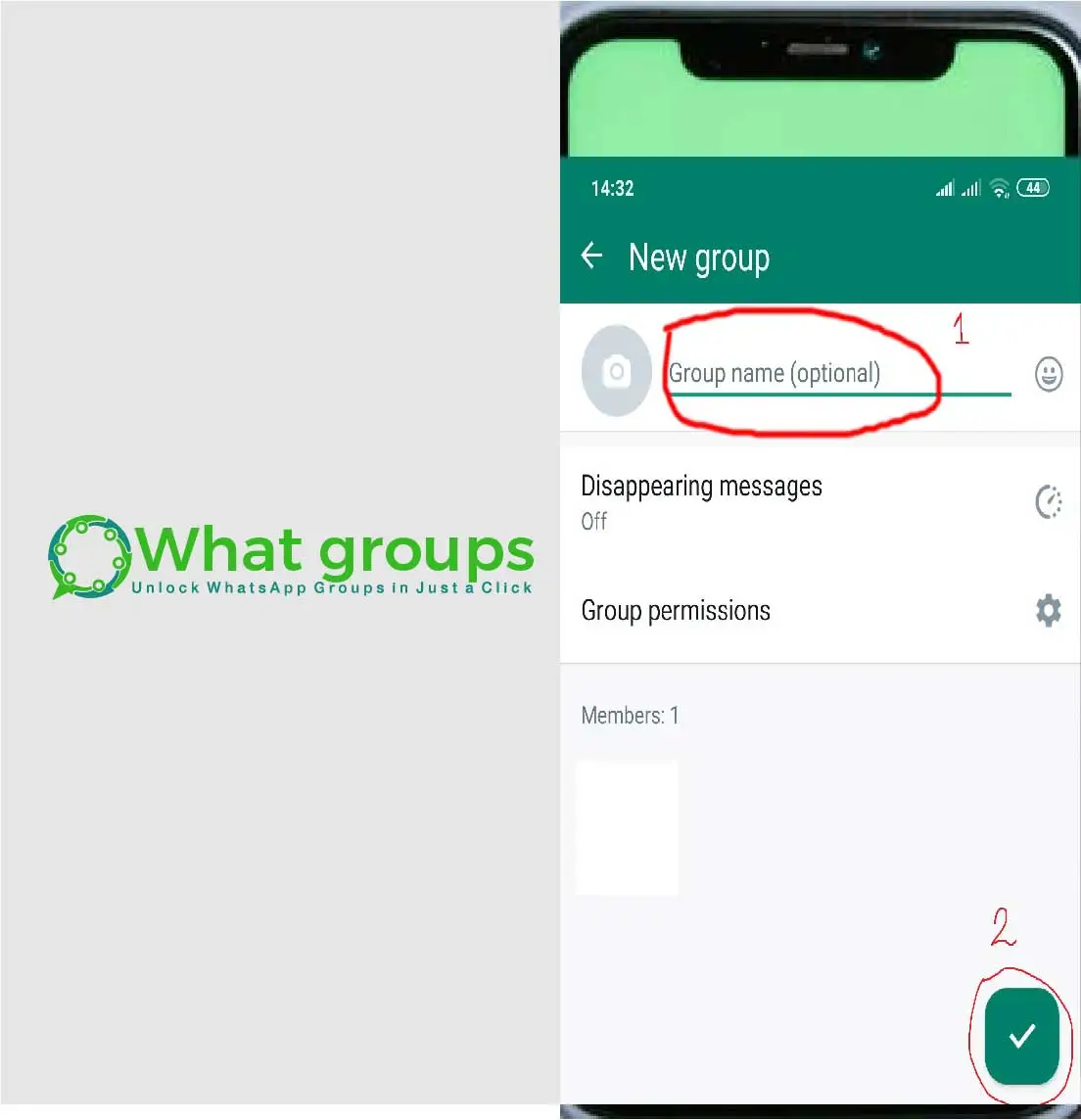 how to create group in whatsapp android