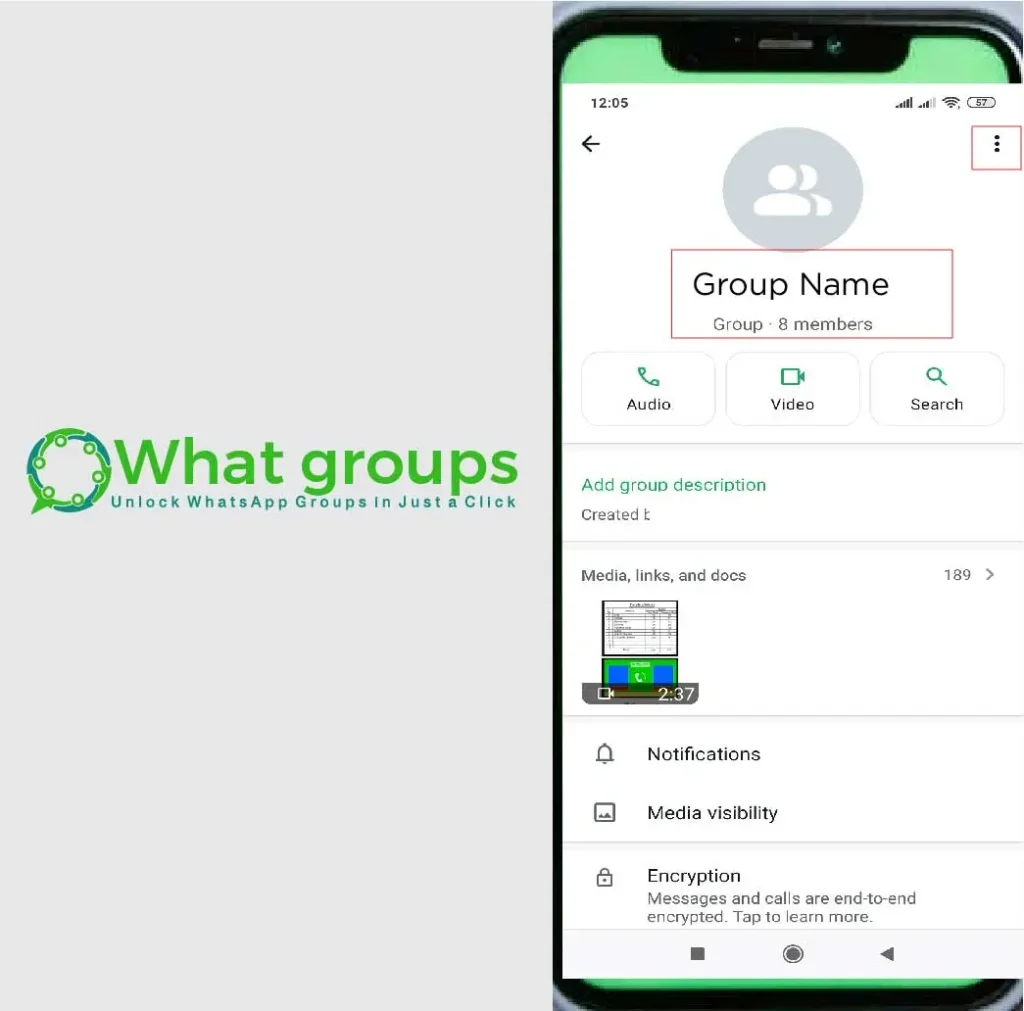 process of how to rename the whatsapp group