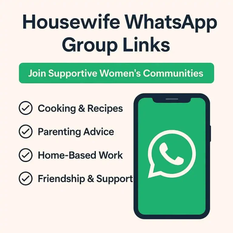 HouseWife WhatsApp Group Links image